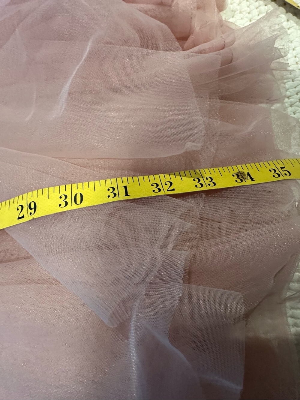 House of CB Darling French Rose Tulle Midi Dress, a strapless size small - Picture 12 of 15